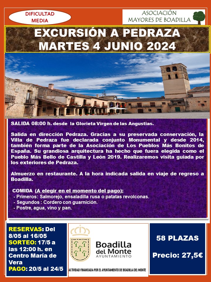 EXC. PEDRAZA:  MARTES 04/06/2024